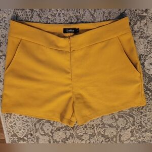 Zara yellow shorts